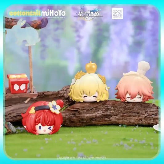 Original MiHoYo Honkai:Star Rail "Amphoreus Sage Of Heroes" Q-Topping 1.0 Trendy Blind Box Game Peripheral Ornament Gift