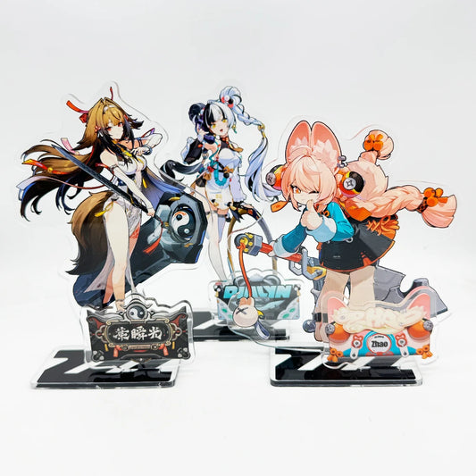 Game Zenless Zone Zero Ye Shunguang Dialyn Hoshimi Miyabi Anime Acrylic Stand Model Plate Keychain Desk Decor Collection gift