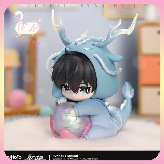 Original Mihoyo/Honkai：Star Rail Boys Dormitory Series Chibi Blind Box Cute Anime Peripheral Ornament Collection Gifts