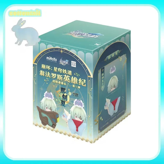 Original MiHoYo Honkai：Star Rail "Amphoreus Sage Of Heroes" Q-Topping 1.0 Trendy Blind Box Game Peripheral Ornament Gift